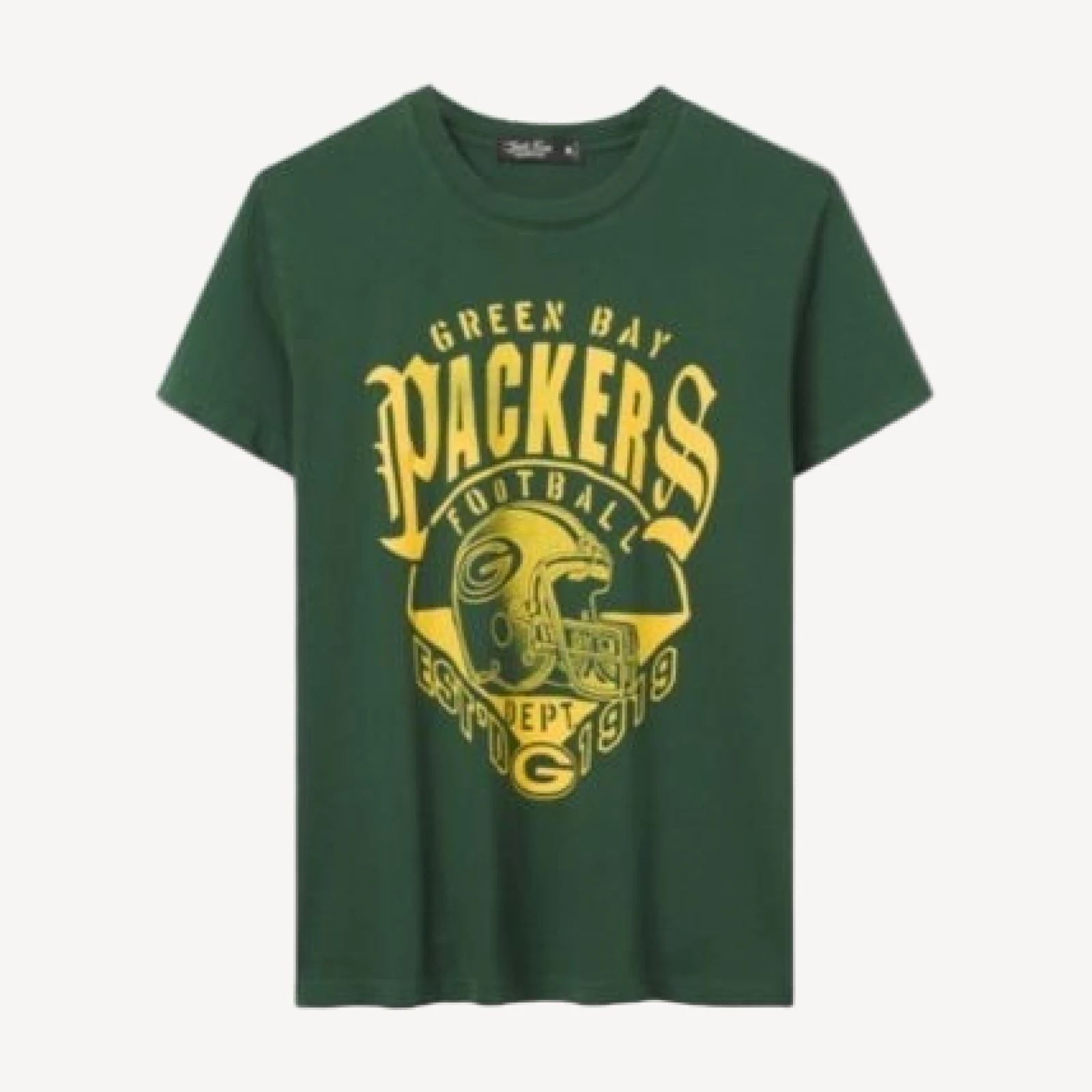 Junk Food Clothing Women's Green Bay Packers Gridiron Vintage Tee
