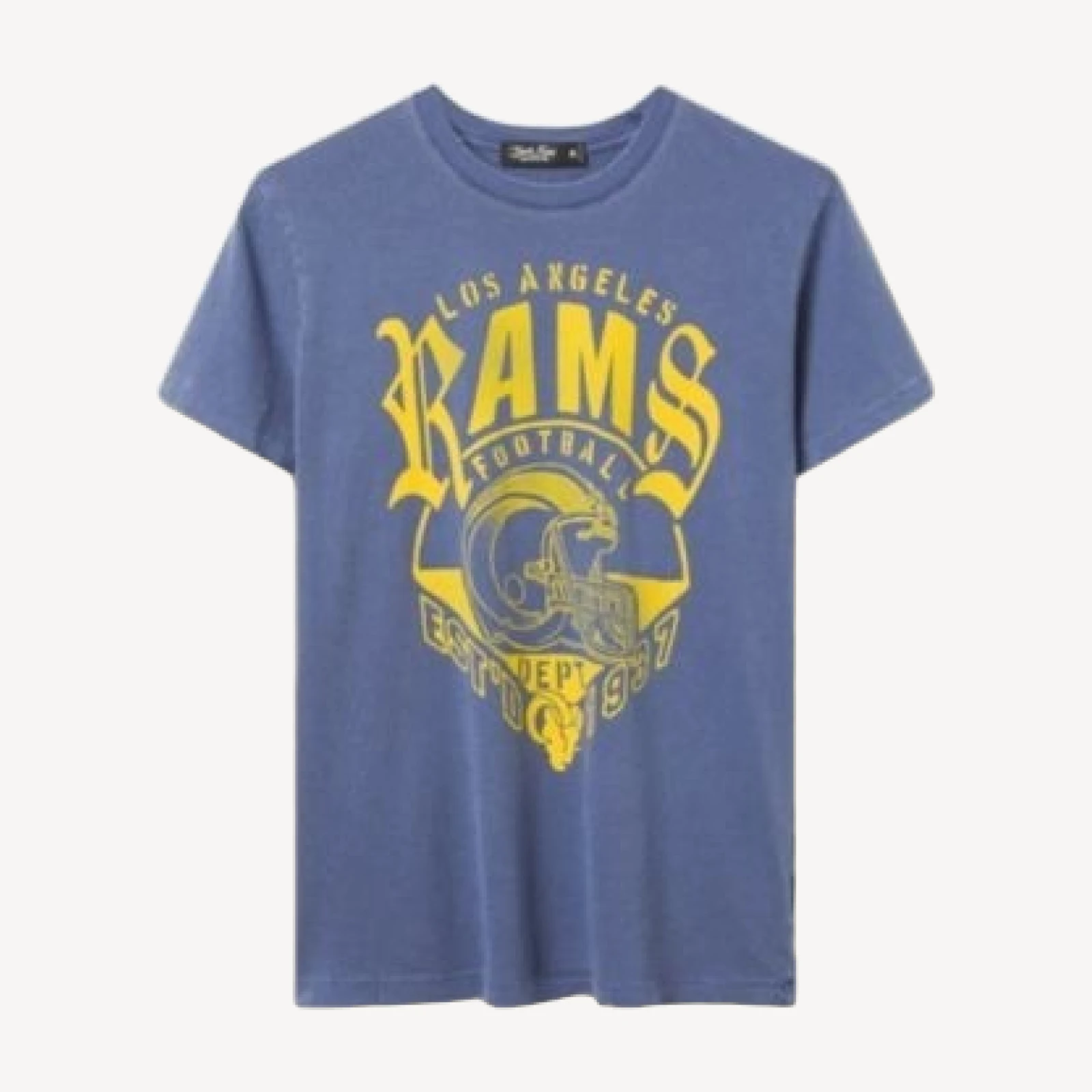 Junk Food Clothing Women's Los Angeles Rams Gridiron Vintage Tee