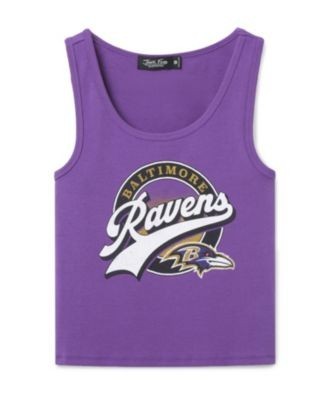 Junk Food Clothing Women's Baltimore Ravens Cropped Tank