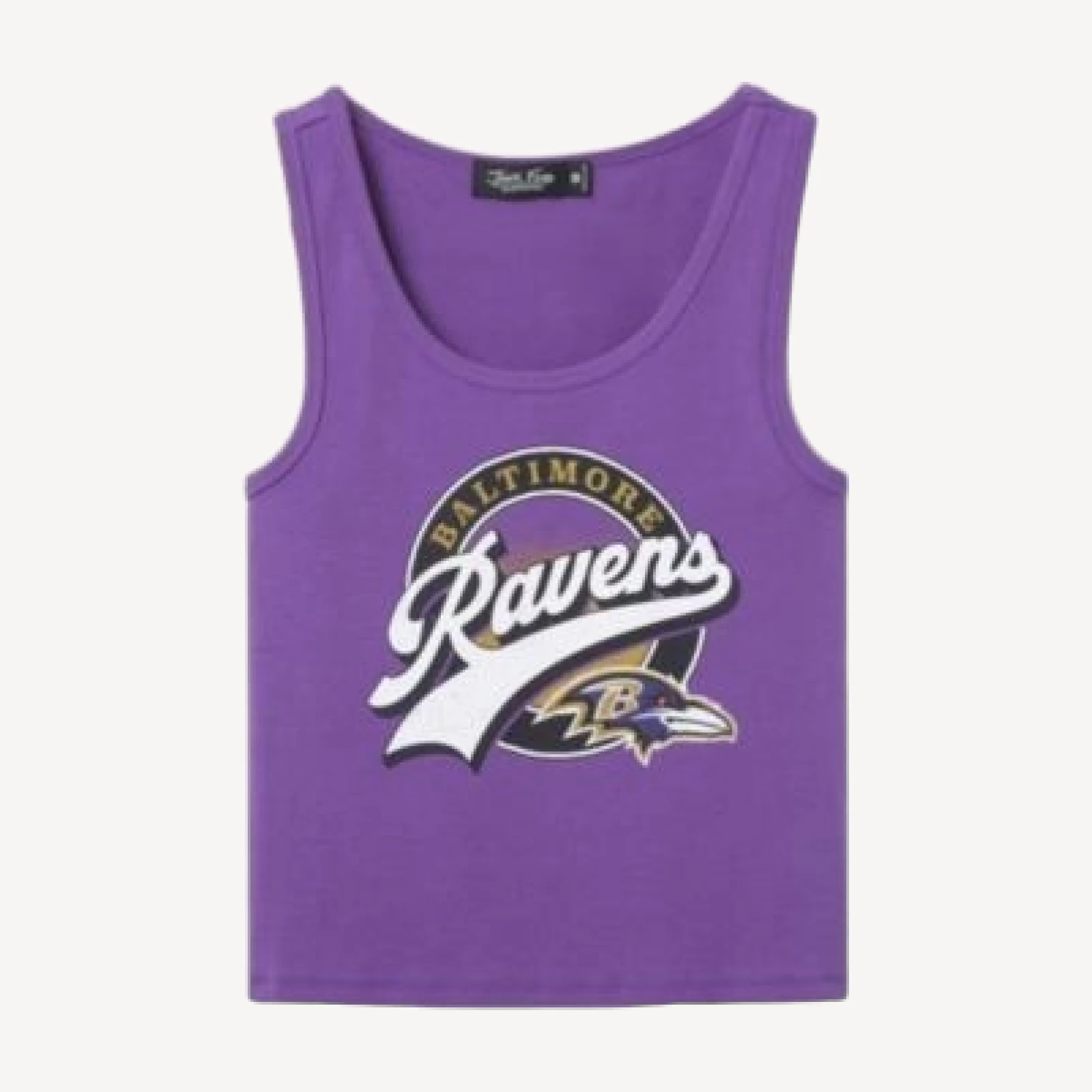 Junk Food Clothing Women's Baltimore Ravens Cropped Tank