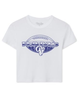 Junk Food Clothing Women's Los Angeles Rams Repeat Baby Tee