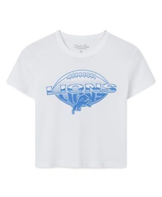 Junk Food Clothing Women's Detroit Lions Repeat Baby Tee