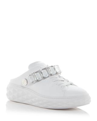 Jimmy Choo Women's Diamond Embellished Platform Slingback Sneakers