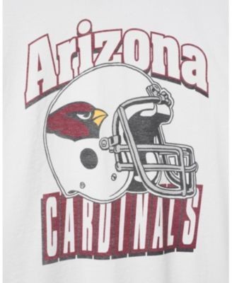 Junk Food Clothing Unisex Arizona Cardinals Throwback Helmet Tee