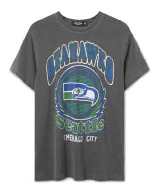 Junk Food Clothing Unisex Seattle Seahawks Emerald City Vintage Tee