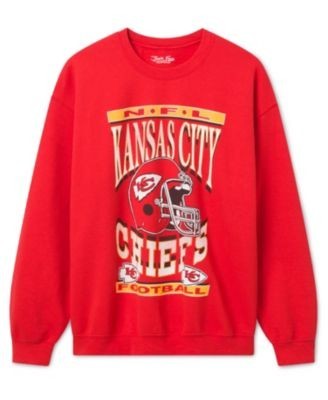 Junk Food Clothing Unisex Kansas City Chiefs Helmet Flea Market Crew Fleece Sweatshirt