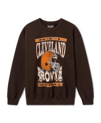 Junk Food Clothing Unisex Cleveland Browns Helmet Flea Market Crew Fleece