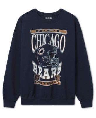 Junk Food Clothing Unisex Chicago Bears Helmet Flea Market Crew Fleece Sweatshirt