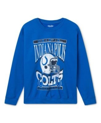 Junk Food Clothing Unisex Indianpolis Colts Helmet Flea Market Crew Fleece Sweatshirt