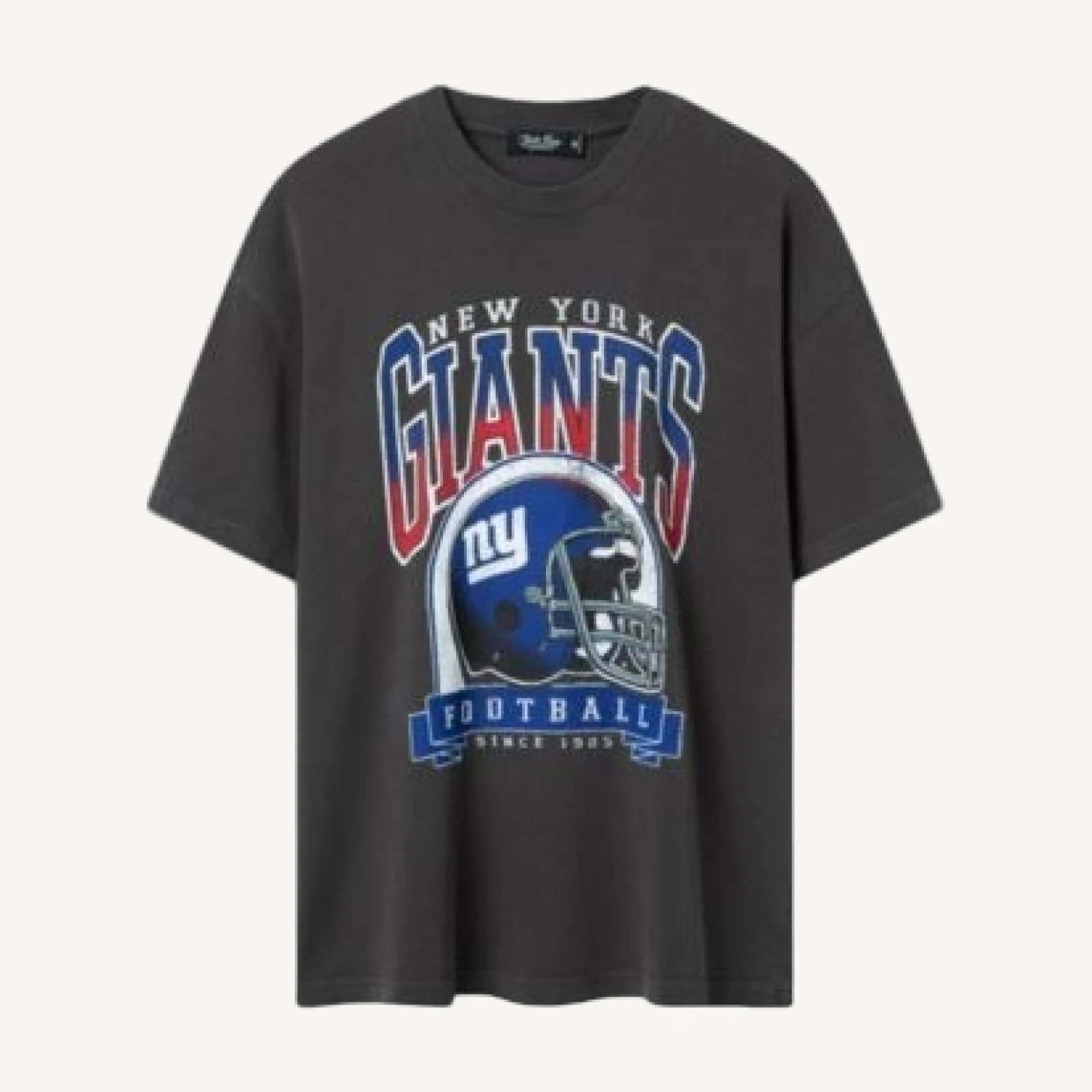 Junk Food Clothing Unisex New York Giants Varsity Heavy Weight Tee