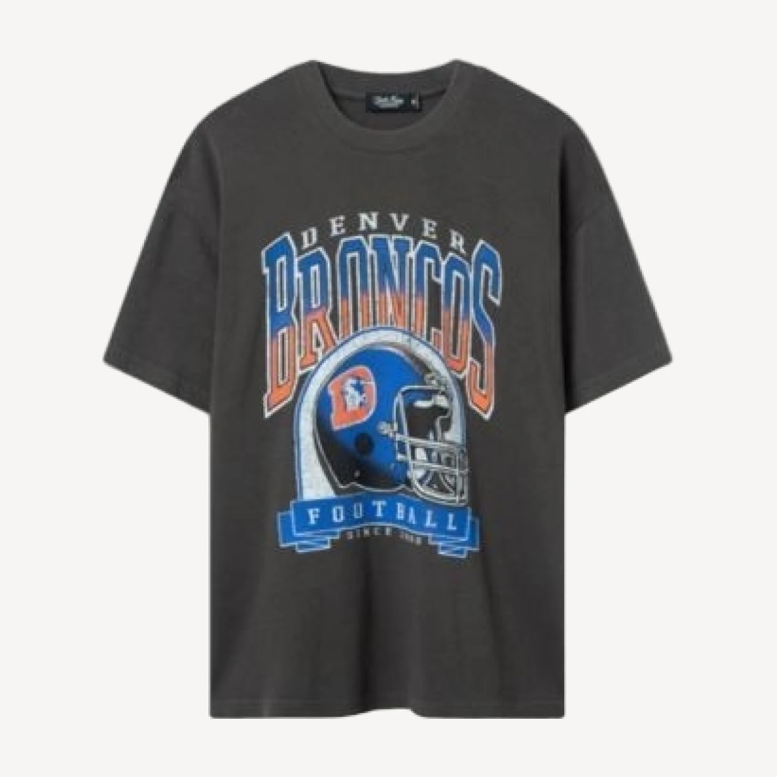 Junk Food Clothing Unisex Denver Broncos Varsity Heavy Weight Tee