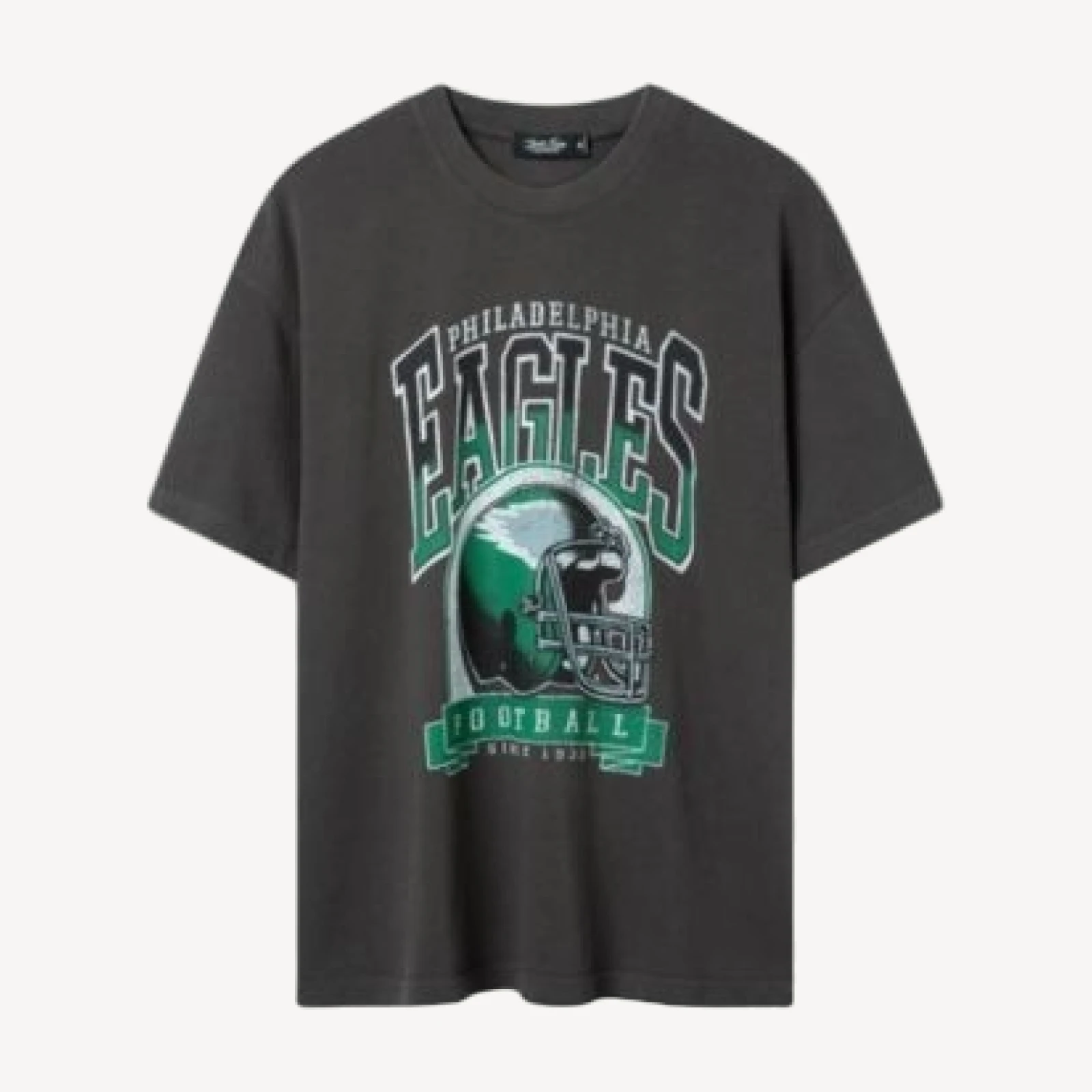 Junk Food Clothing Unisex Philadelphia Eagles Varsity Heavy Weight Tee