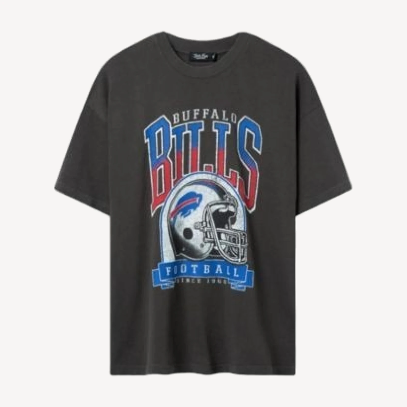 Junk Food Clothing Unisex Buffalo Bills Varsity Heavy Weight Tee
