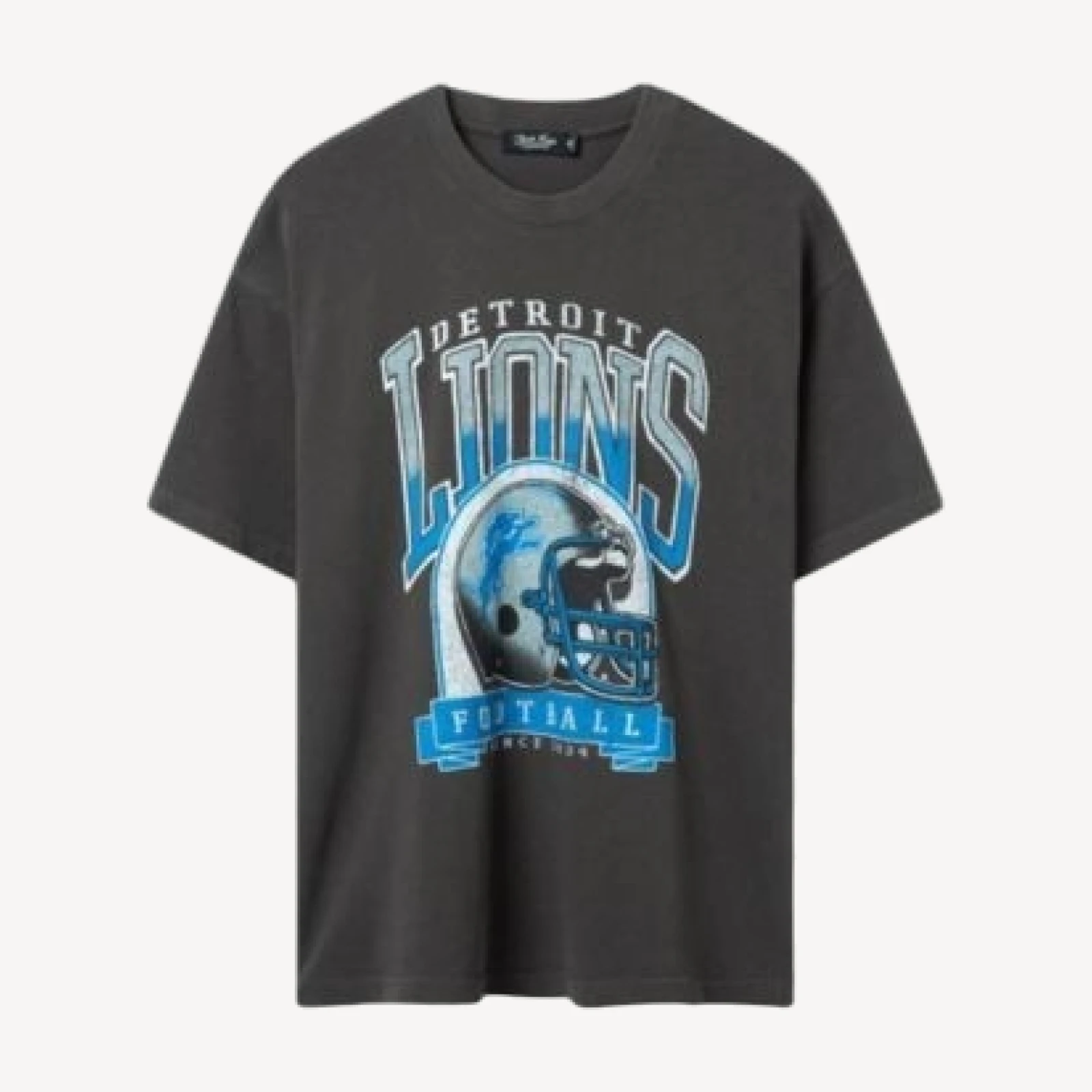 Junk Food Clothing Unisex Detroit Lions Varisty Heavy Weight Tee
