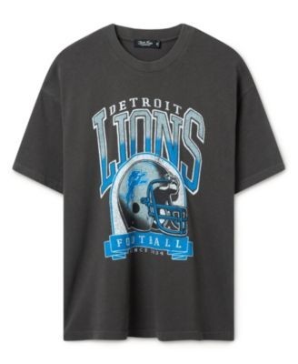 Junk Food Clothing Unisex Detroit Lions Varisty Heavy Weight Tee