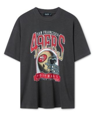Junk Food Clothing Unisex San Francisco 49ers Varsity Heavy Weight Tee