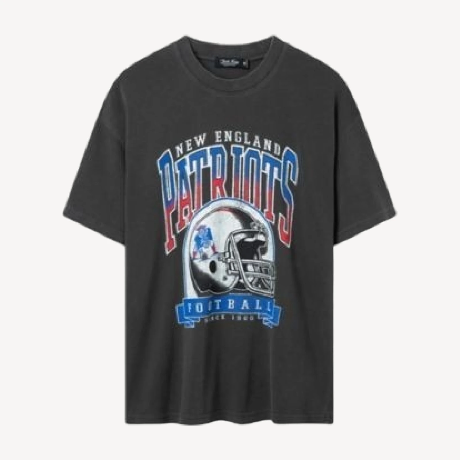 Junk Food Clothing Unisex New England Patriots Varsity Heavy Weight Tee