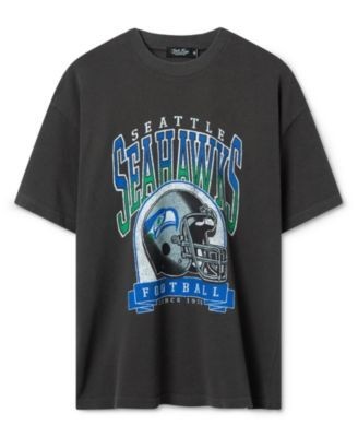 Junk Food Clothing Unisex Seattle Seahawks Varsity Heavy Weight Tee