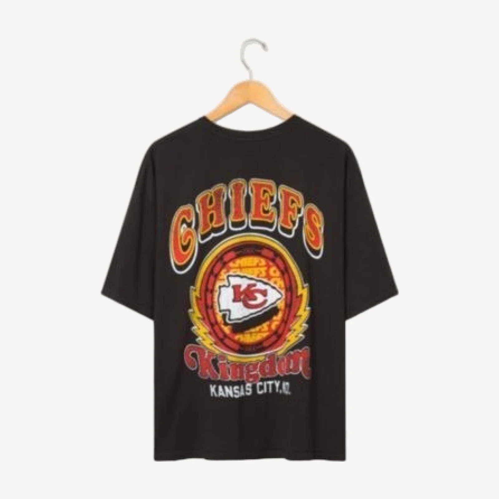 Junk Food Clothing Women's Kansas City Chiefs City Series Oversized Tee