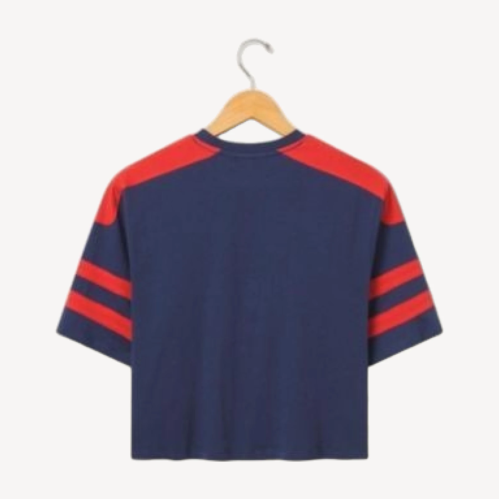 Junk Food Clothing Women's Houston Texans Bling Striped Crop Tee