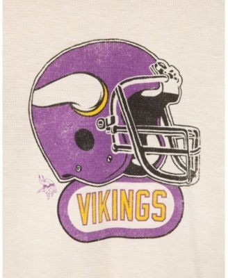 Junk Food Clothing Women's Nfl Minnesota Vikings Helmet Crop Thermal