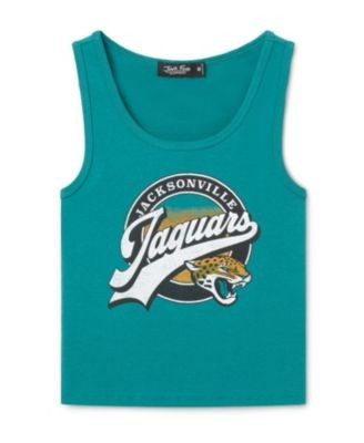 Junk Food Clothing Women's Jacksonville Jaguars Cropped Tank