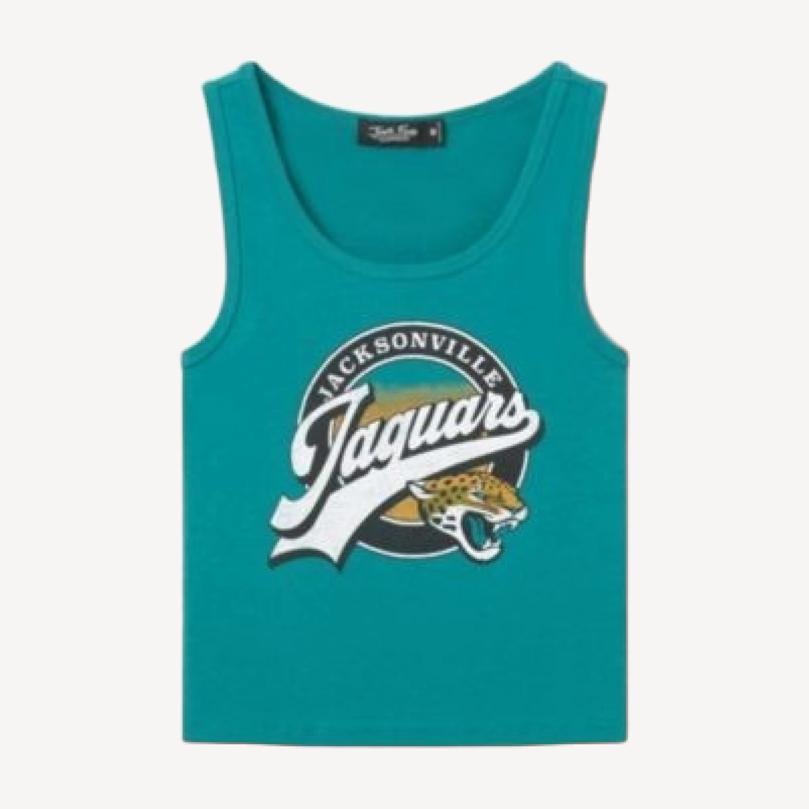 Junk Food Clothing Women's Jacksonville Jaguars Cropped Tank