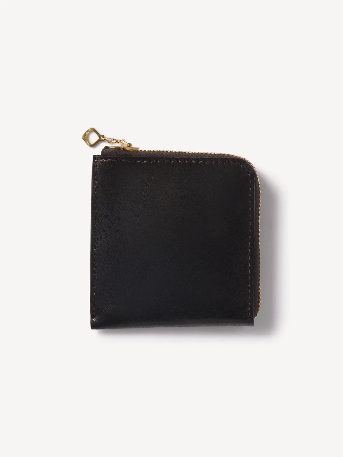Black Y'2 Leather X Buck Mason Leather Zip Wallet