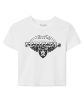 Junk Food Clothing Women's Las Vegas Raiders Repeat Baby Tee