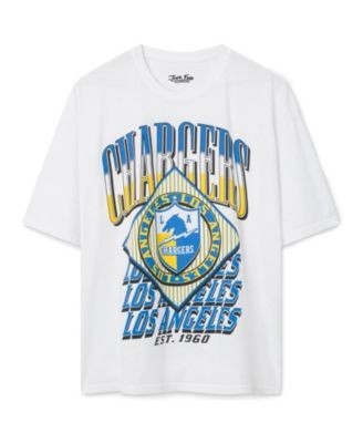 Junk Food Clothing Women's Los Angeles Chargers Oversized Tee