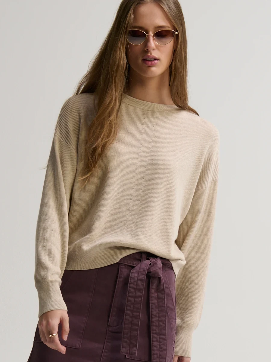CECILY RIB PULLOVER