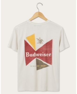 Junk Food Clothing Women's Budweiser Shapes Vintage Destroy Tee