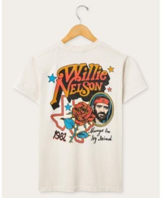 Junk Food Clothing Women's Willie Nelson Always On My Mind Vintage Tee