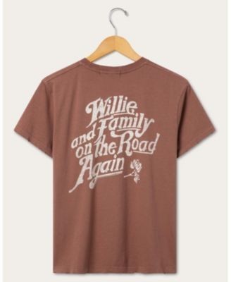 Junk Food Clothing Women's Willie Nelson and the Family Vintage Tee