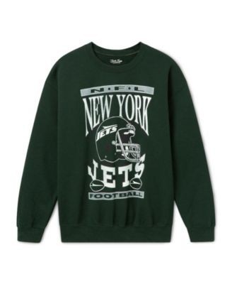 Junk Food Clothing Unisex New York Jets Helmet Flea Market Crew Fleece
