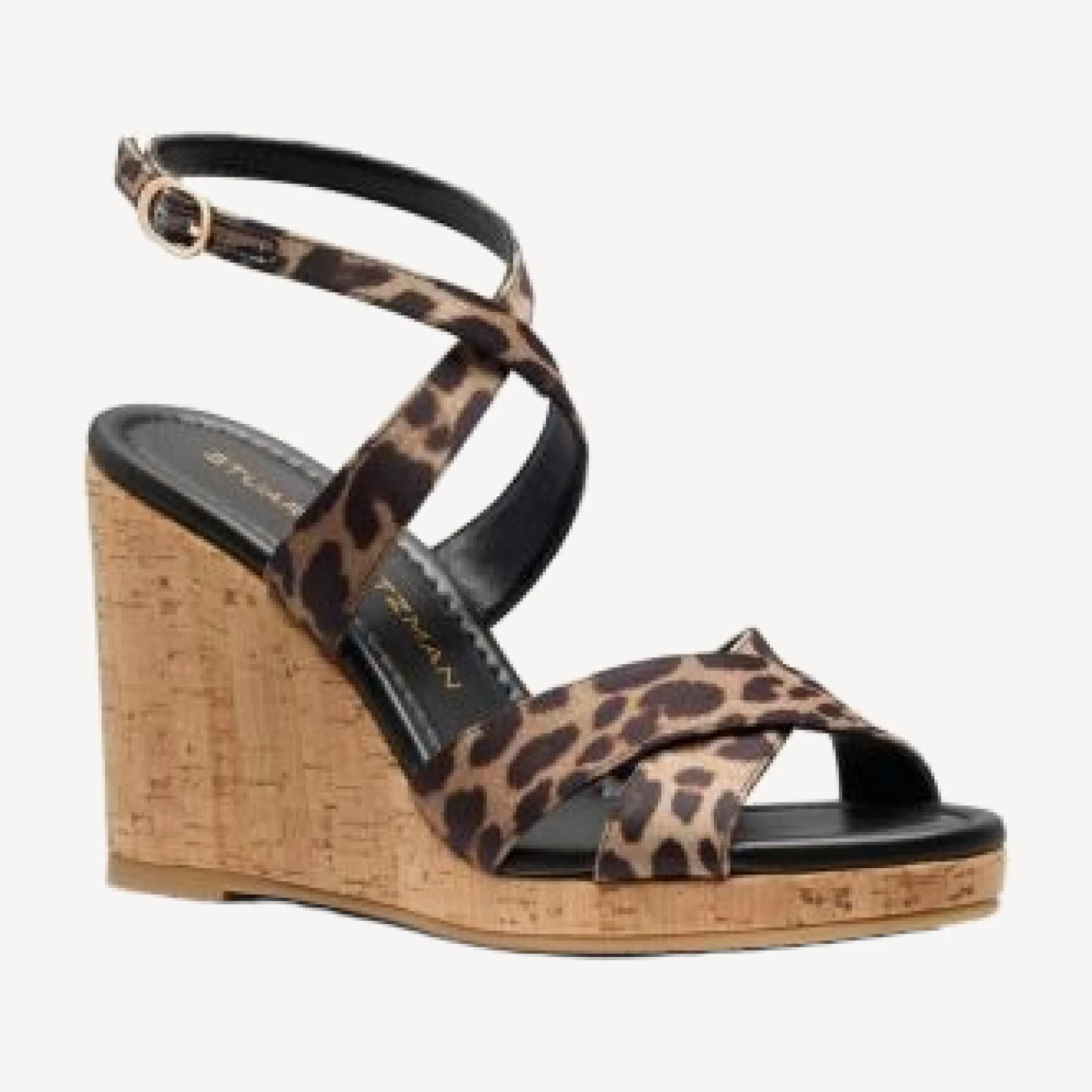 Stuart Weitzman Women's Alyssa Leopard Wedge Sandals