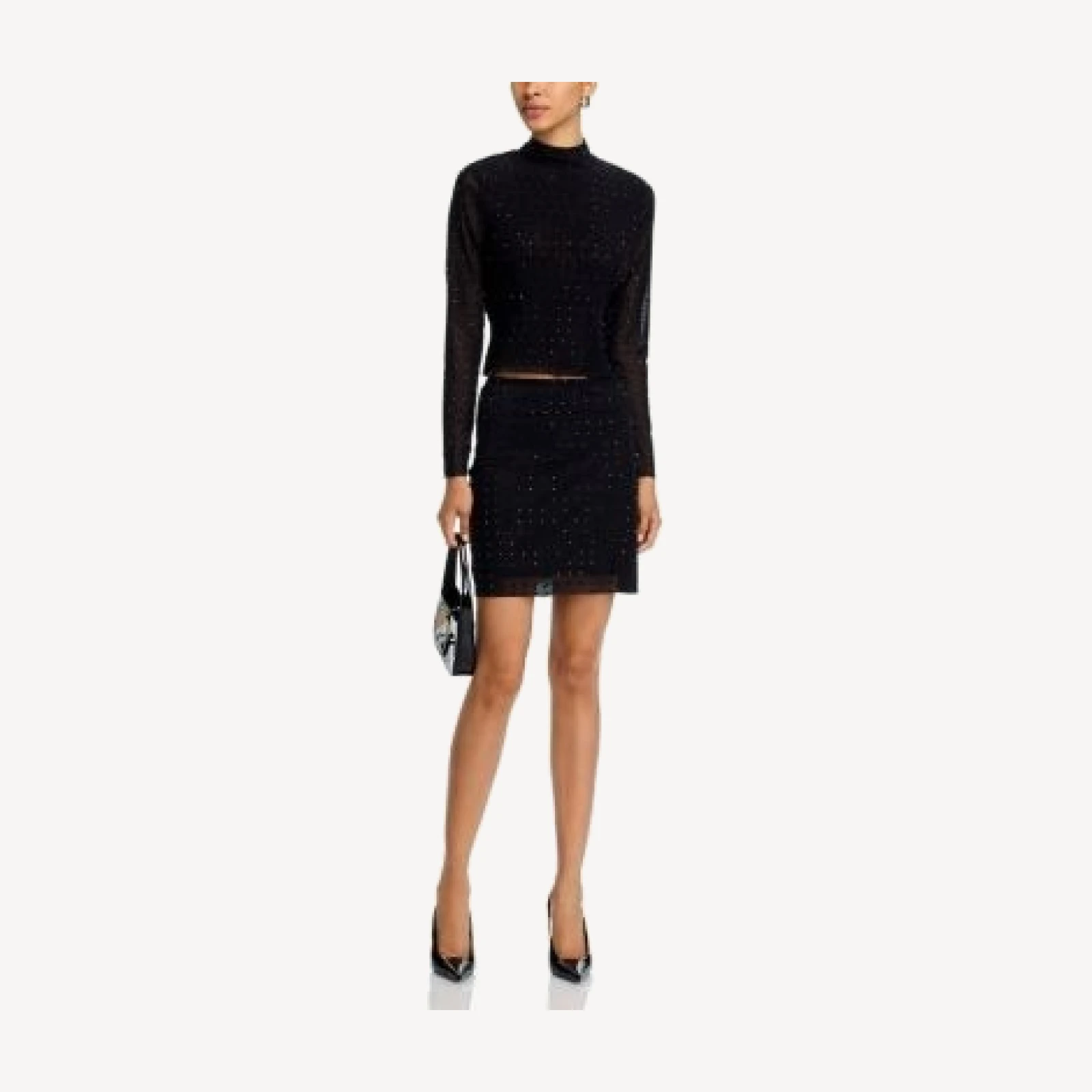 Steve Madden Keily Studded Mini Skirt