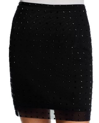 Steve Madden Keily Studded Mini Skirt