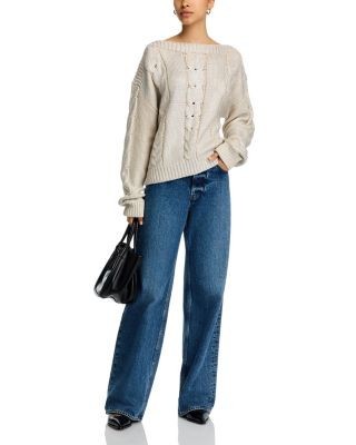 Steve Madden Debbi Cable Knit Sweater