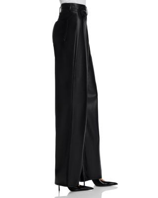 Steve Madden Geraldine Faux Leather Bootcut Pants