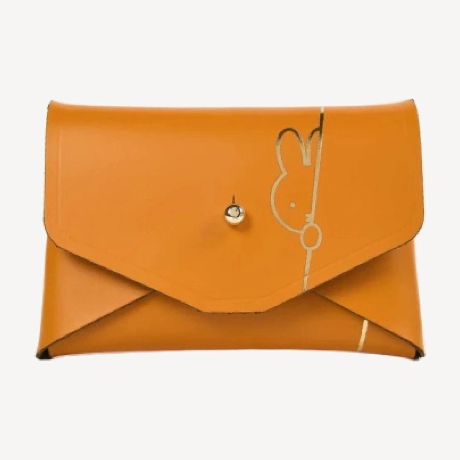 The Hiding Miffy Mini Purse - Carrot Orange