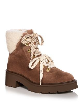 Stuart Weitzman Women's Ren Shearling Ankle Boots