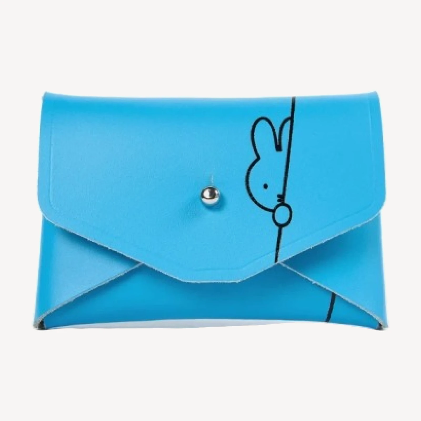 The Hiding Miffy Mini Purse - Curious Blue