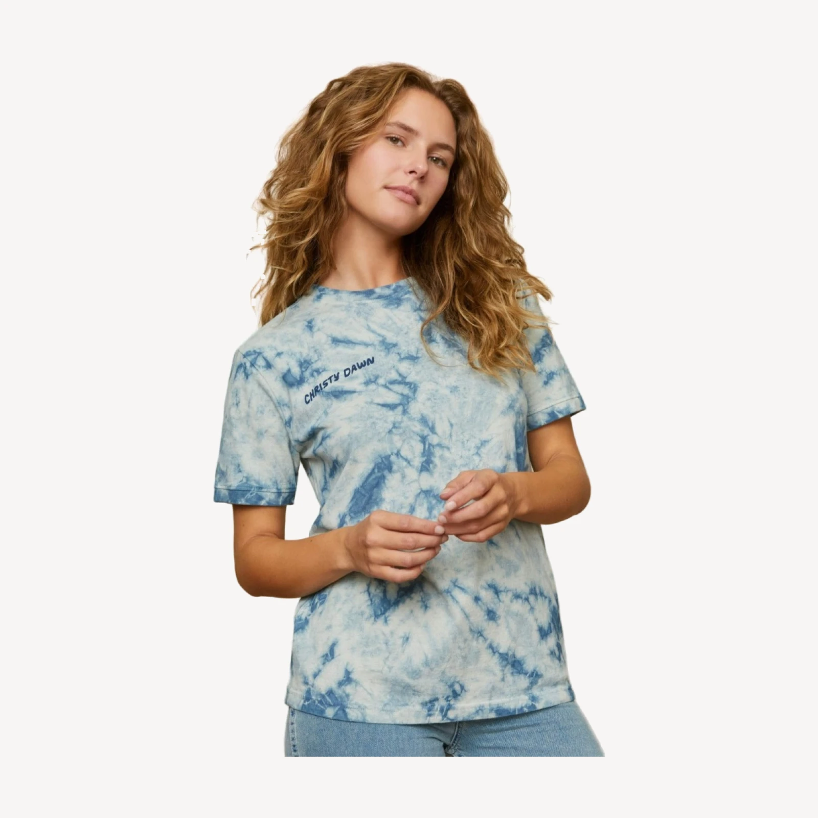 The Regenerative Tee | Indigo Tie Dyed