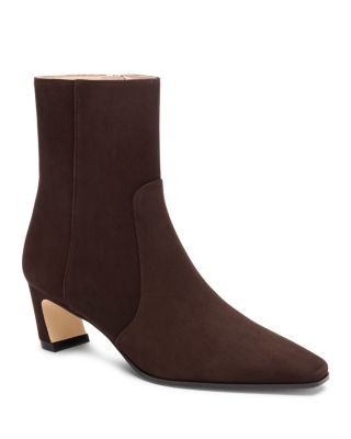 Stuart Weitzman Women's Stassi 50 Leather Ankle Boots