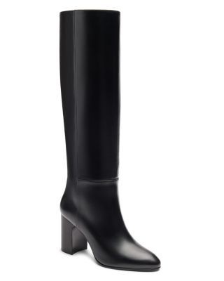 Stuart Weitzman Women's Mulberry Embossed Suede Knee High Boots
