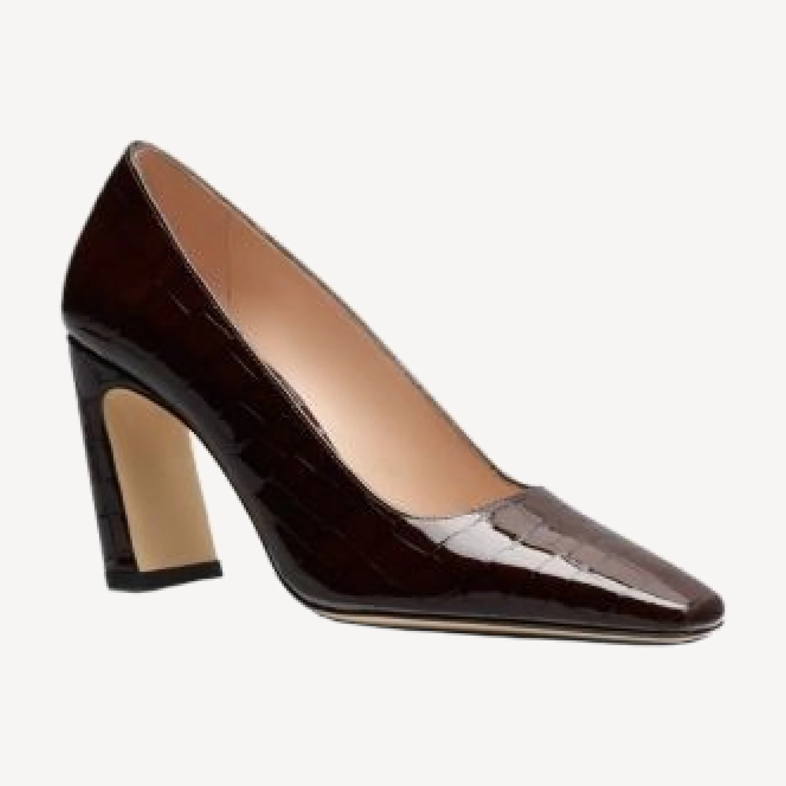 Stuart Weitzman Women's Stassi Embossed Leather Pumps