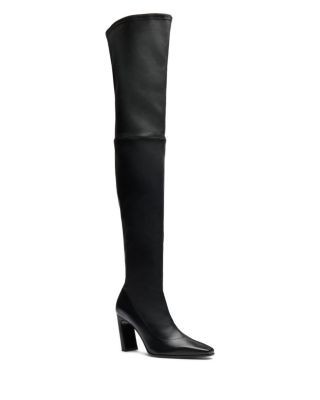 Stuart Weitzman Women's Ultrastassi 85 Leather Over-the-Knee Boots