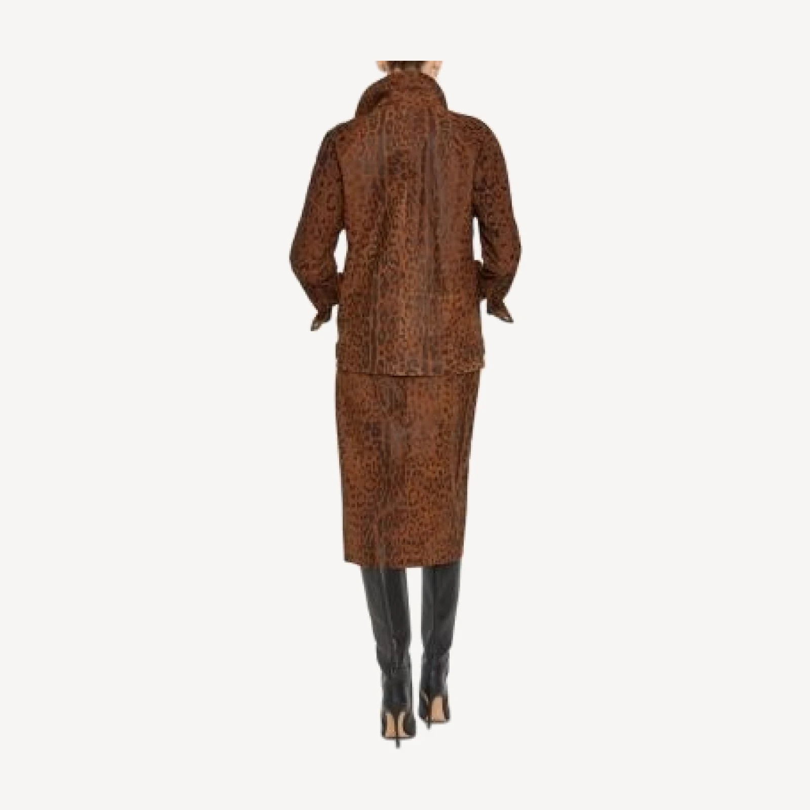 Kobi Halperin Lana Leopard Suede Jacket