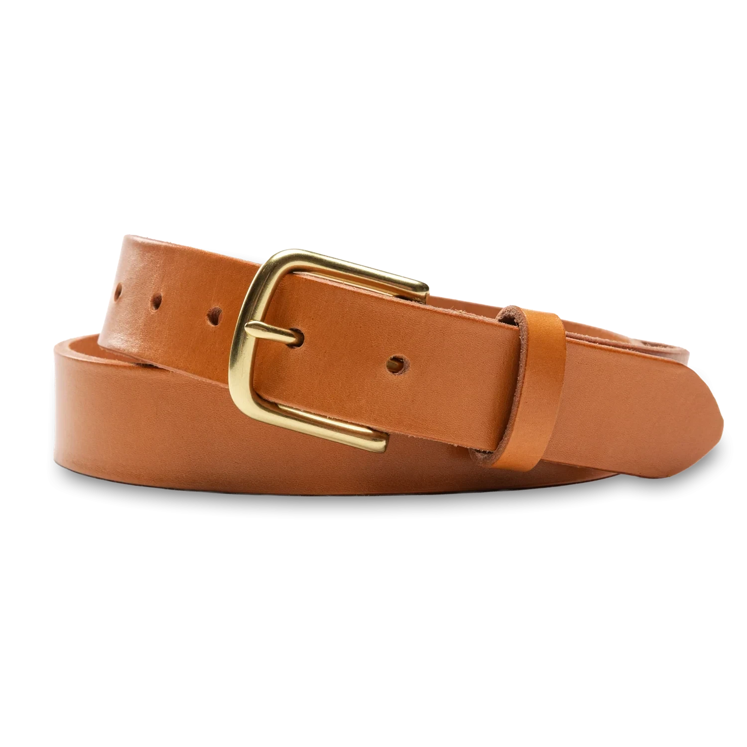 English Leather Belt - Clay